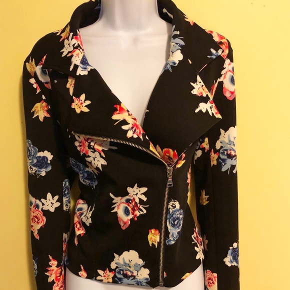 Express Jackets & Blazers - Express Floral Jacket Size Medium